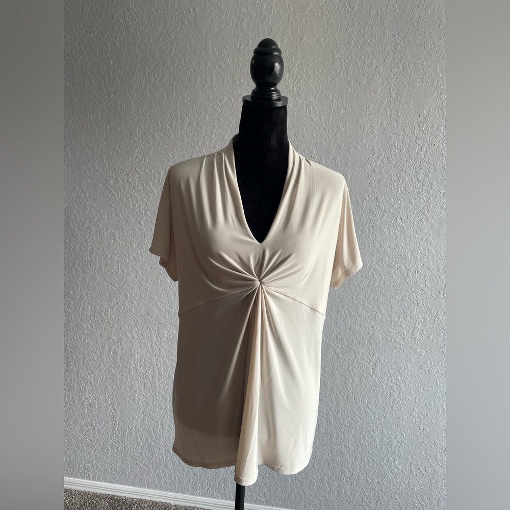 Size XL casual ivory blouse